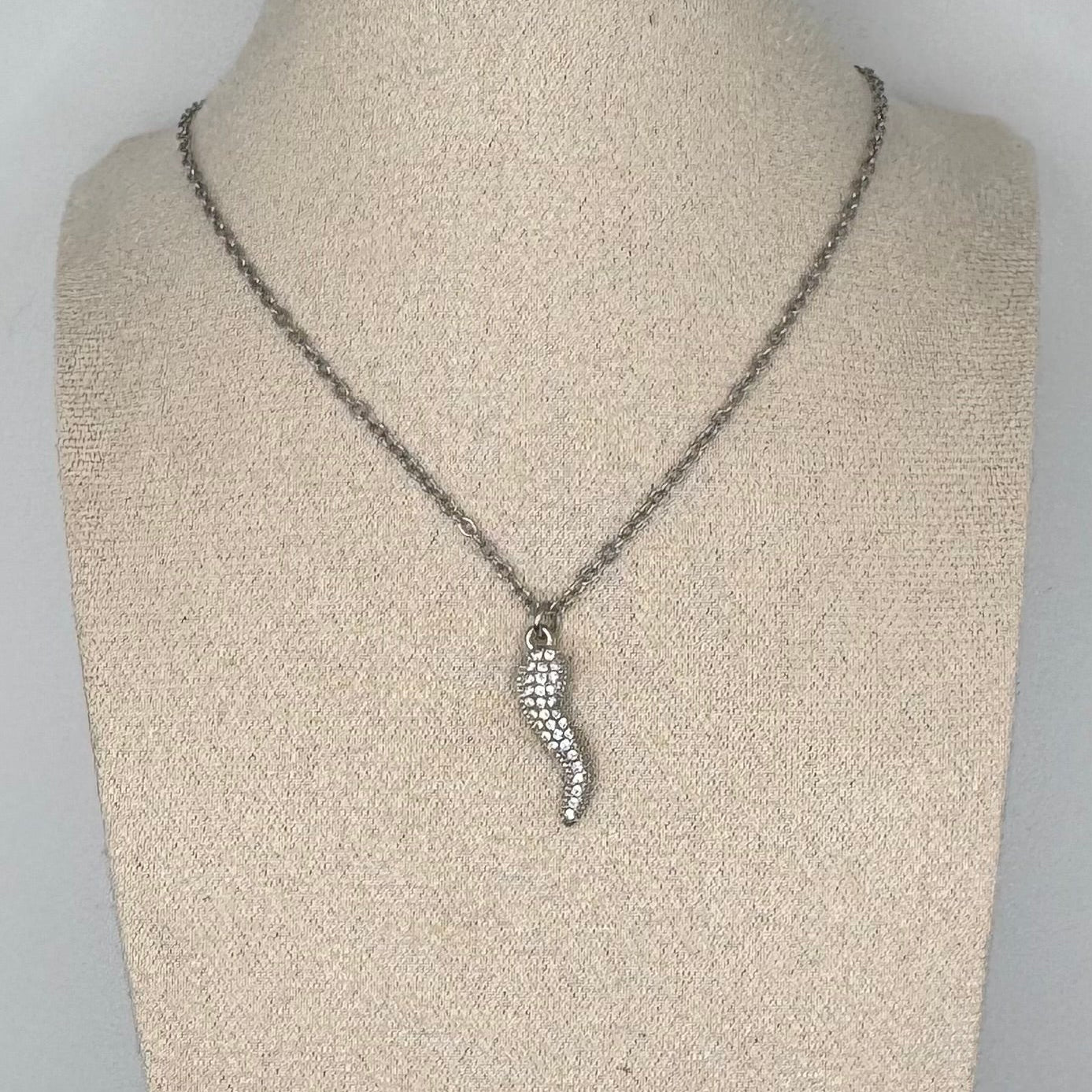 Collana Corno Argento