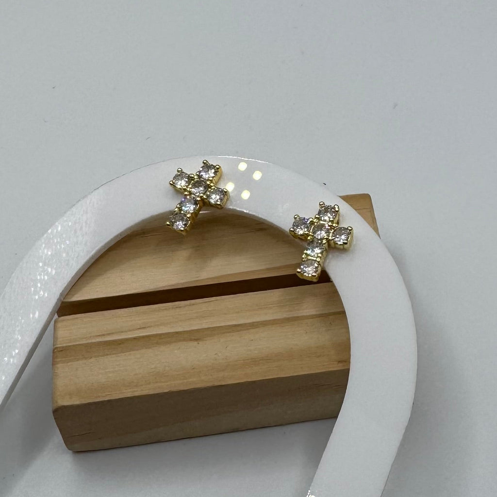 Orecchini Croce Oro