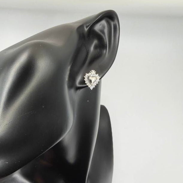 Orecchini Sacro Cuore Argento