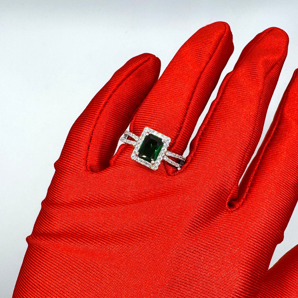 Anello Gioia Argento Verde
