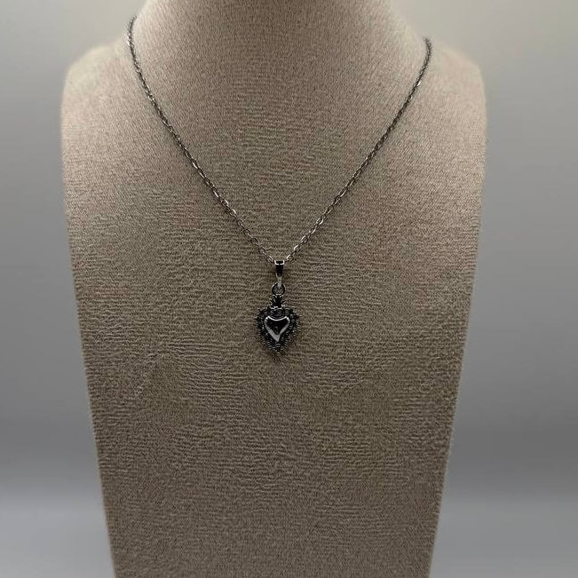 Collana Sacro Cuore Argento