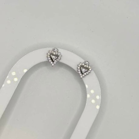 Orecchini Sacro Cuore Argento