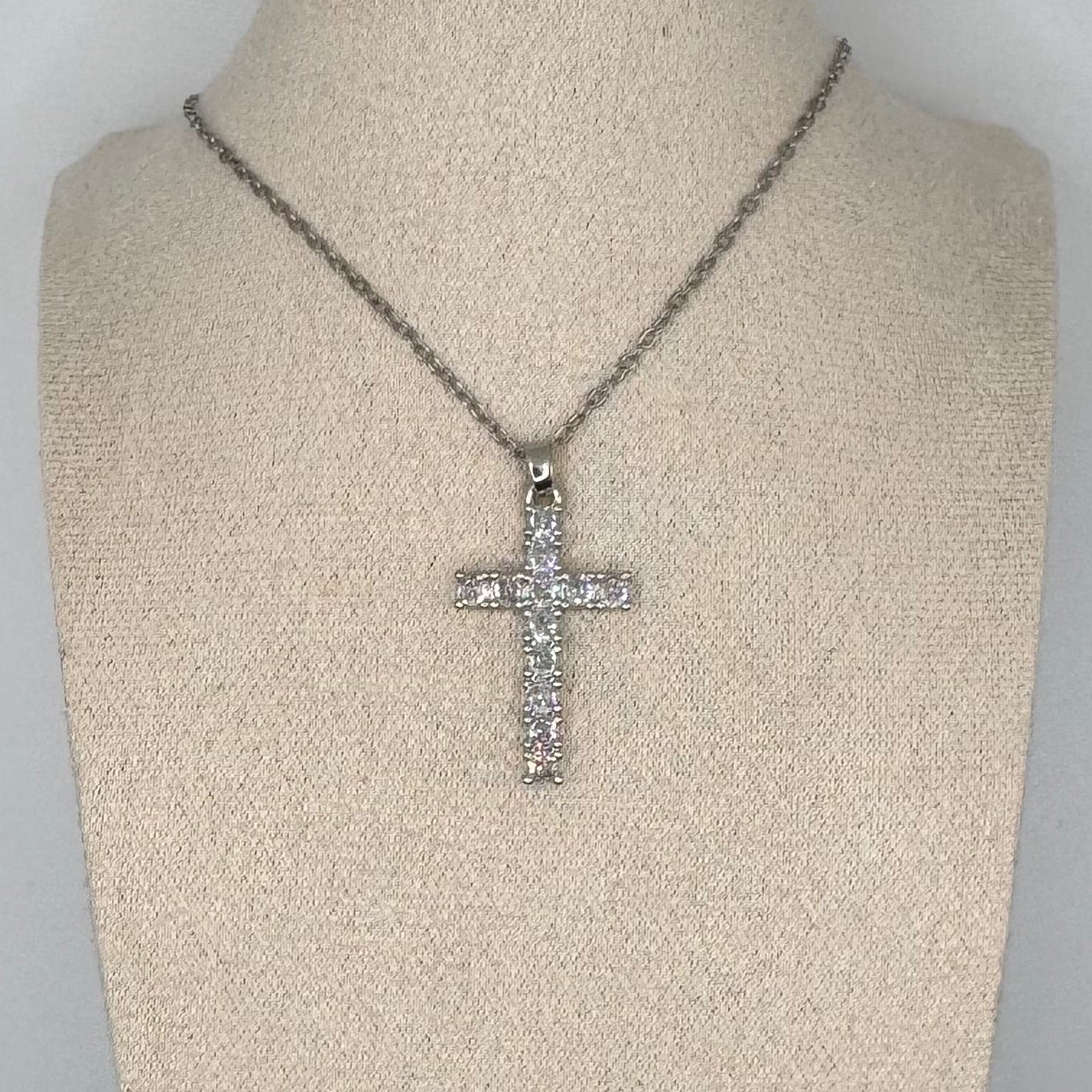 Collana Croce Argento