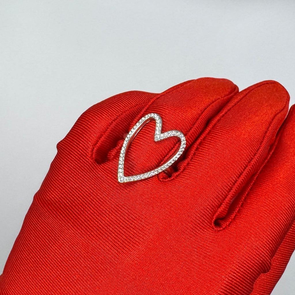 Anello Cuore Argento
