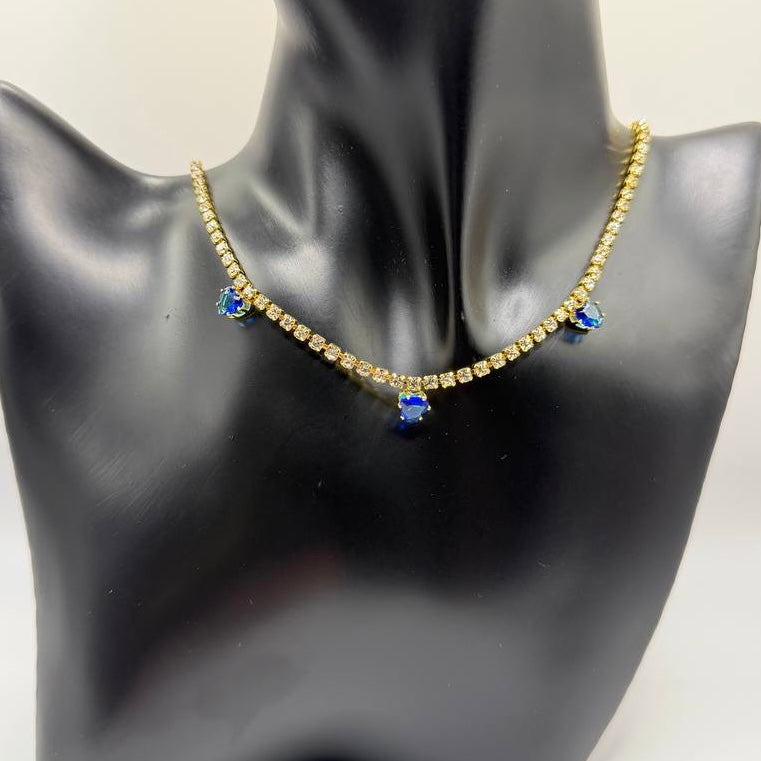 Collana Beatrice Oro Blu