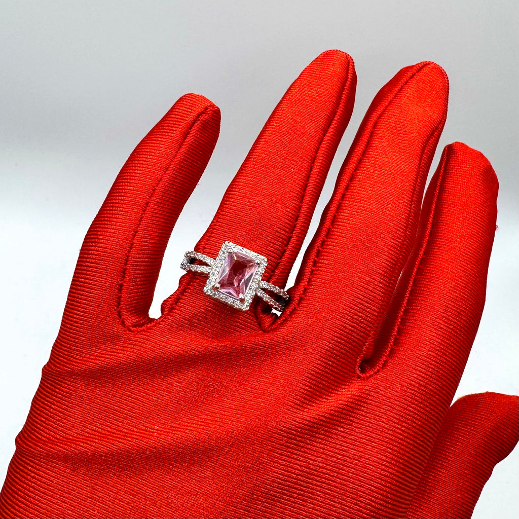 Anello Gioia Argento Rosa
