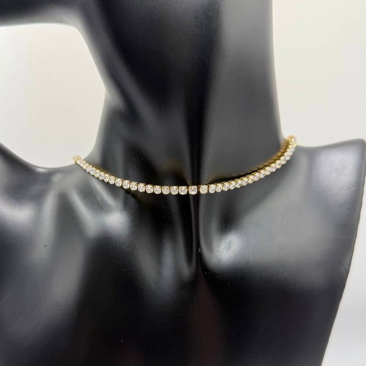 Collana Tennis Oro