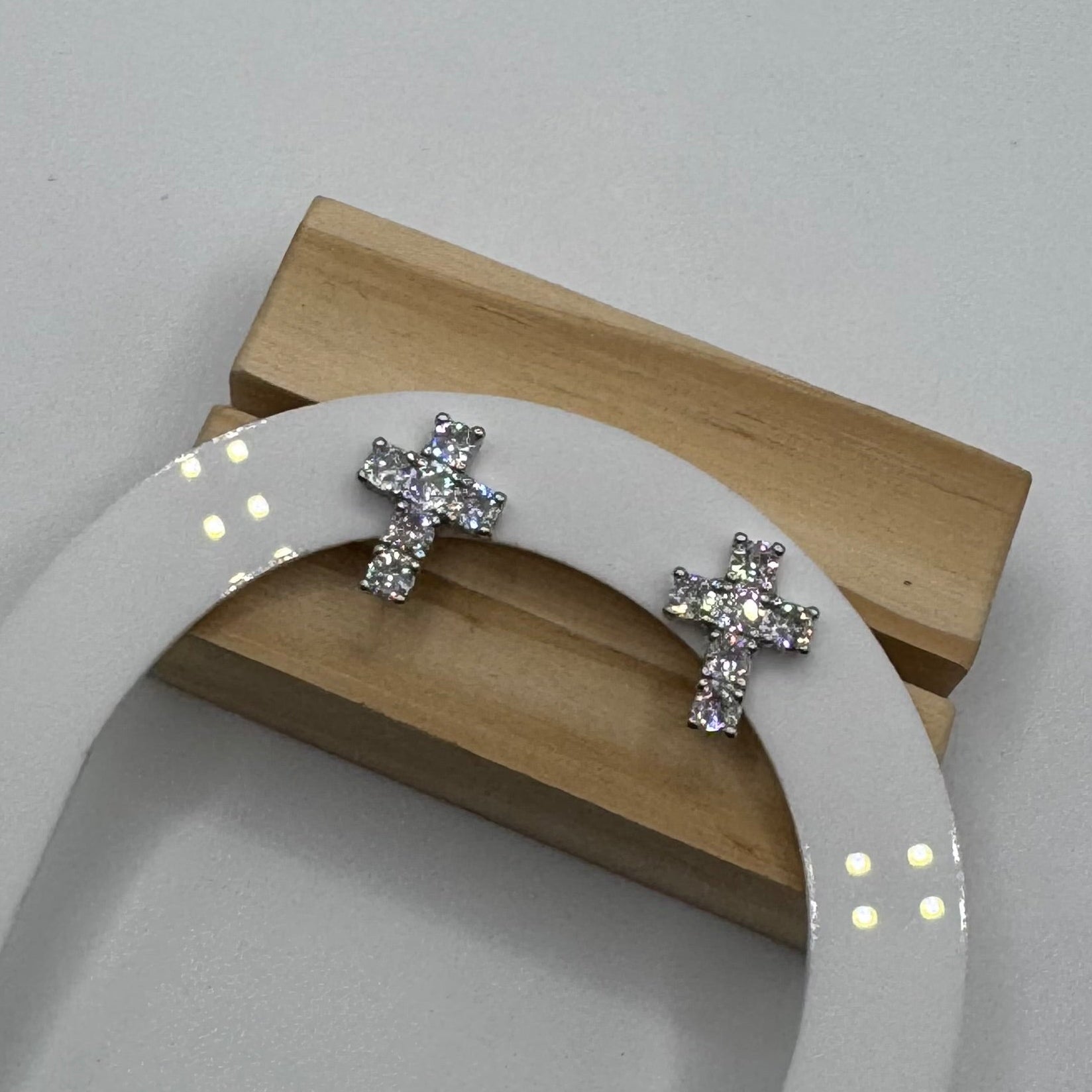 Orecchini Croce Argento