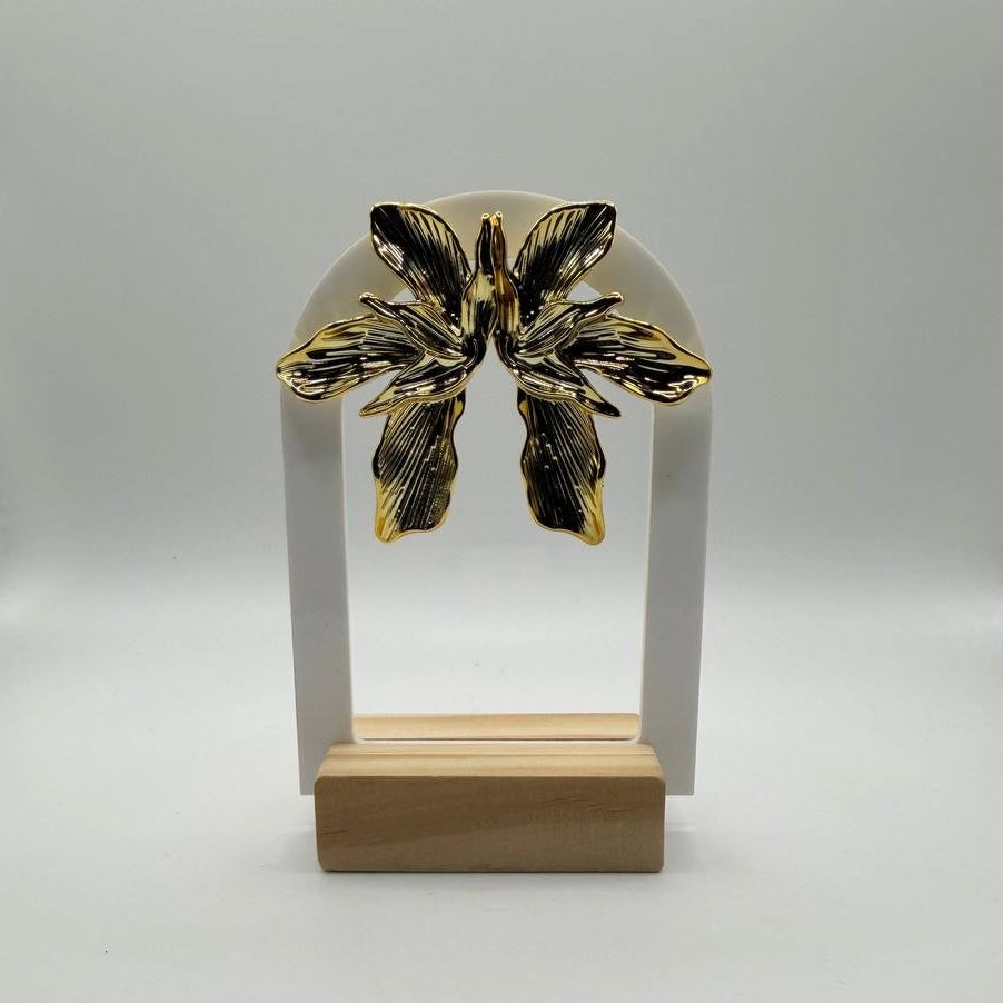 Orecchini Fiore Oro