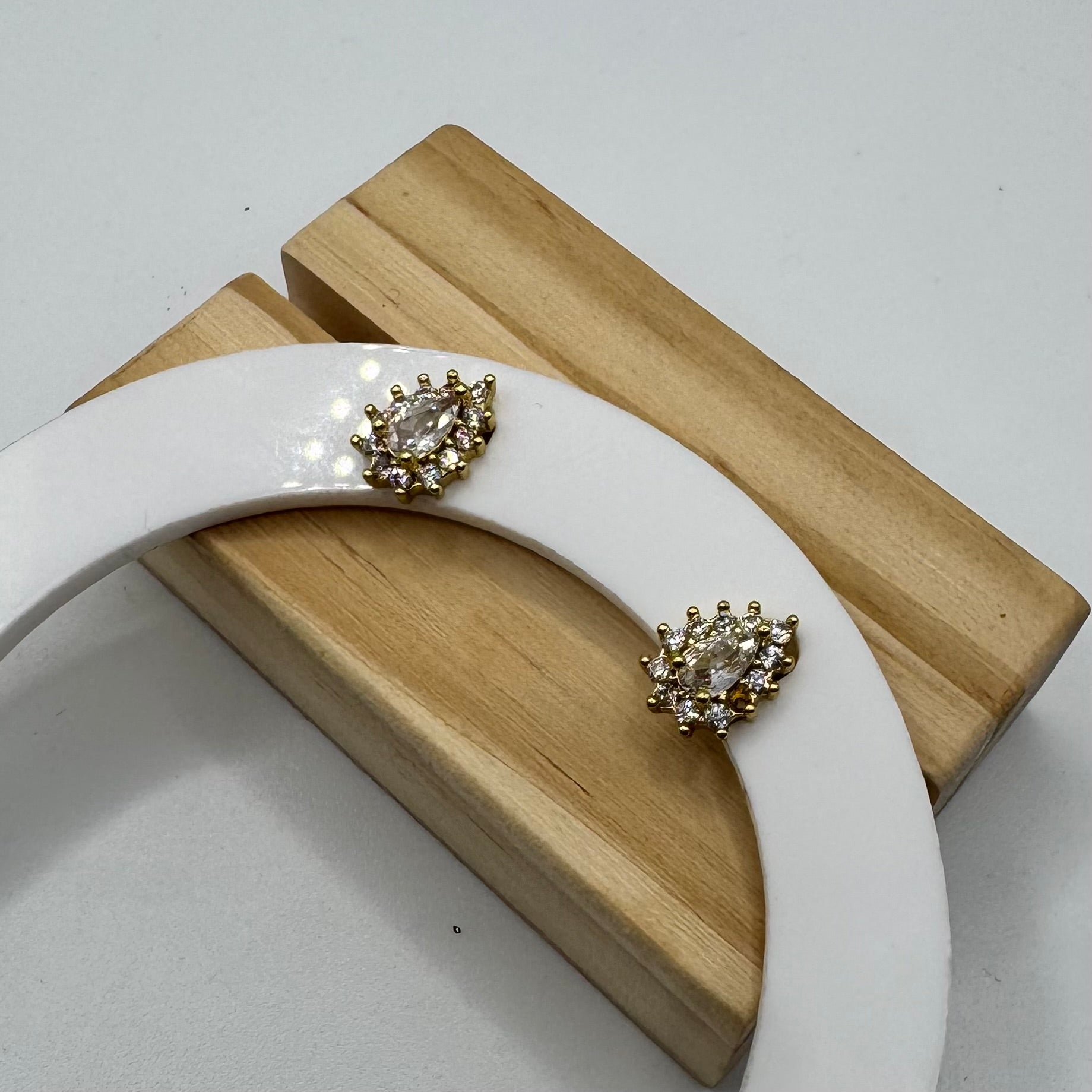 Orecchini Diana 2.0 Oro Bianca