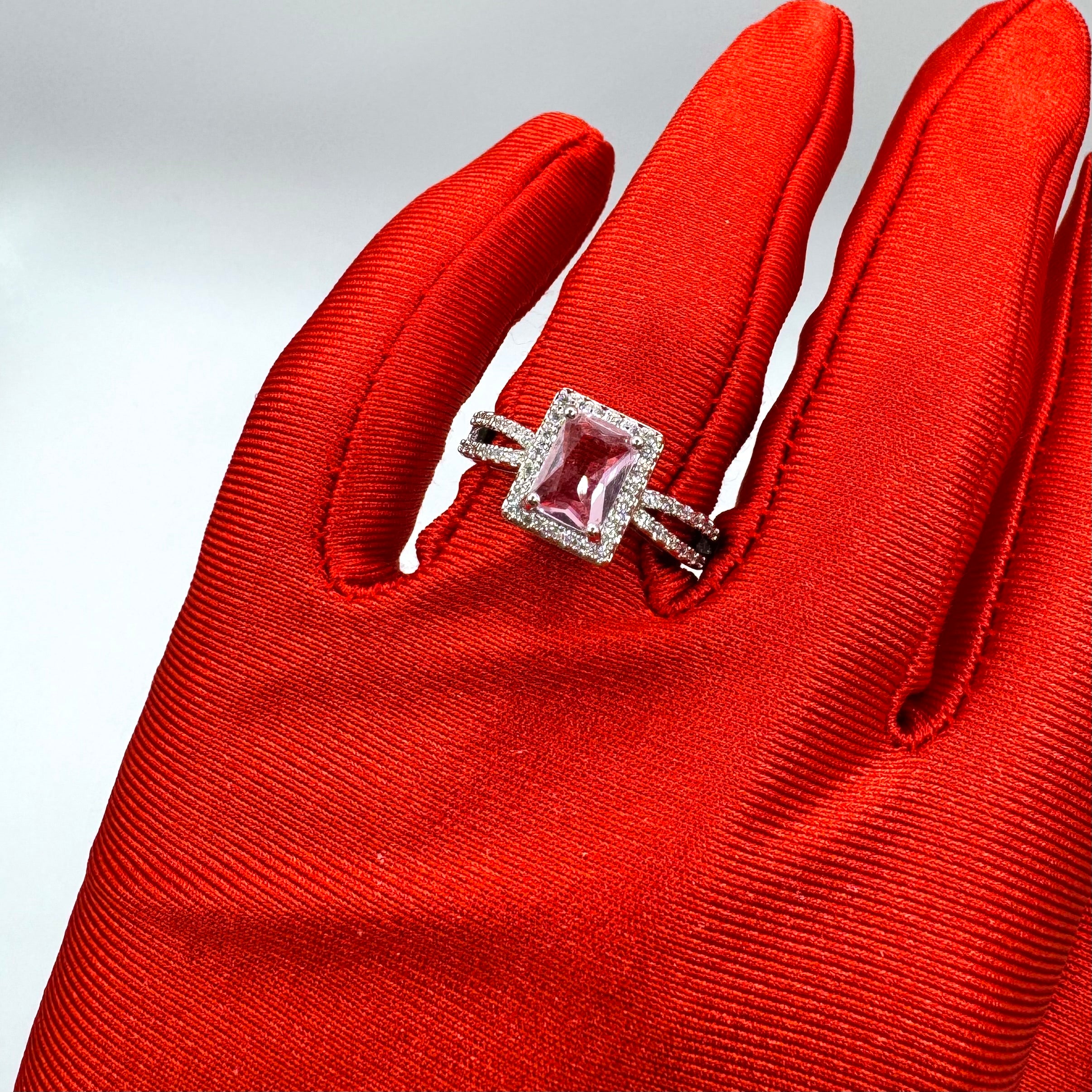 Anello Gioia Argento Rosa